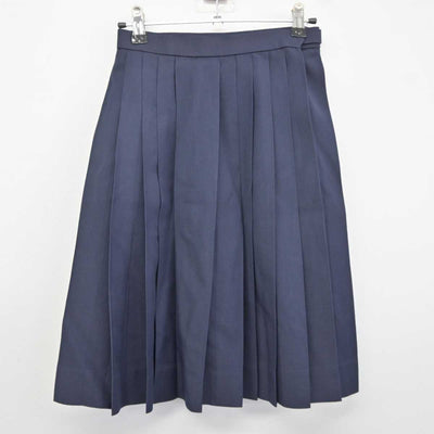 【中古】奈良県 帝塚山中学校 女子制服 2点 (シャツ・スカート) sf043945