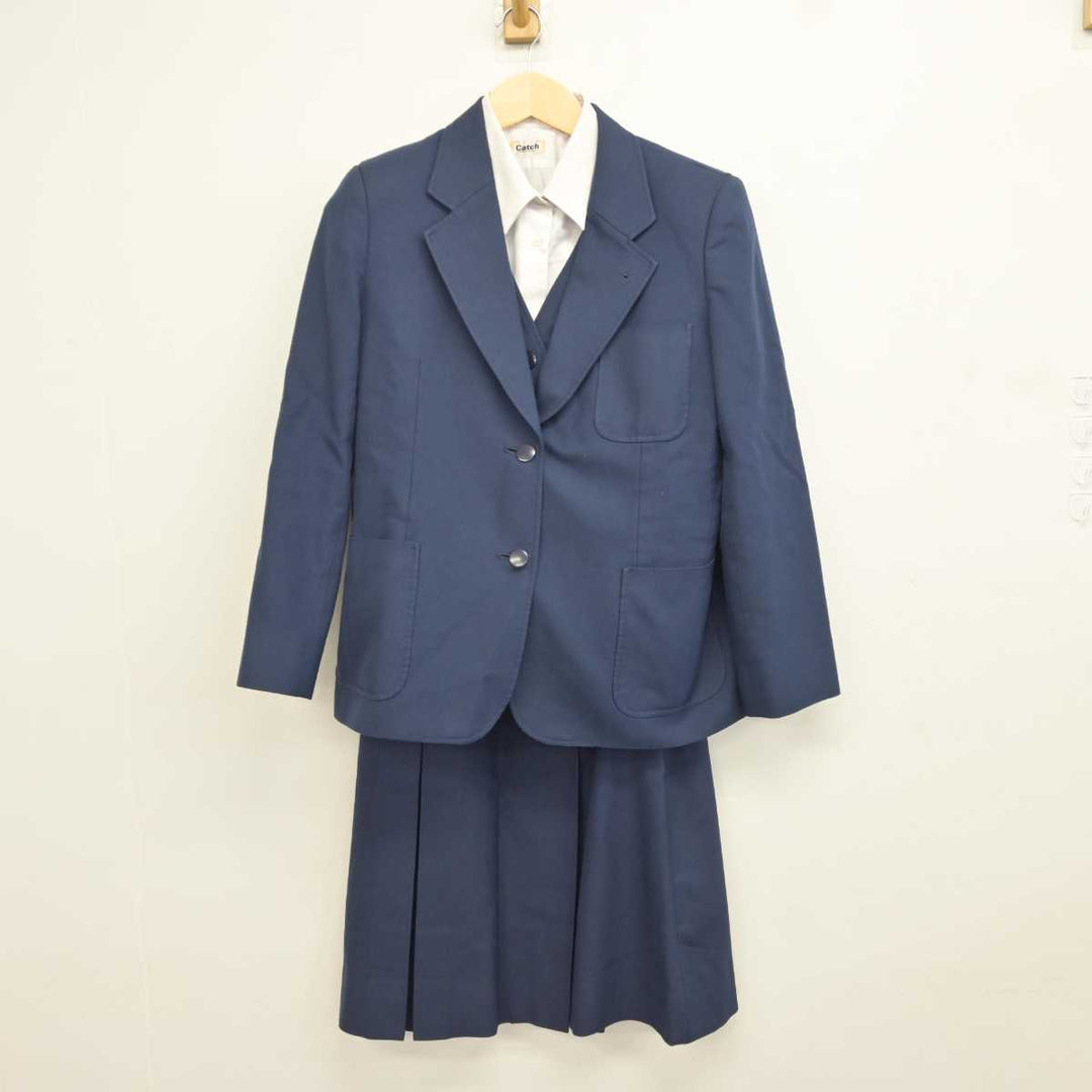 【中古】東京都 八王子市立石川中学校 女子制服 4点 (ブレザー・ベスト・シャツ・スカート) sf043949 | 中古制服通販パレイド