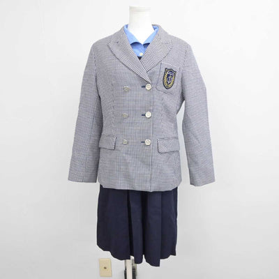 【中古】長崎県 聖和女子学院中学校高等学校 女子制服 3点 (ブレザー・シャツ・ジャンパースカート) sf043956