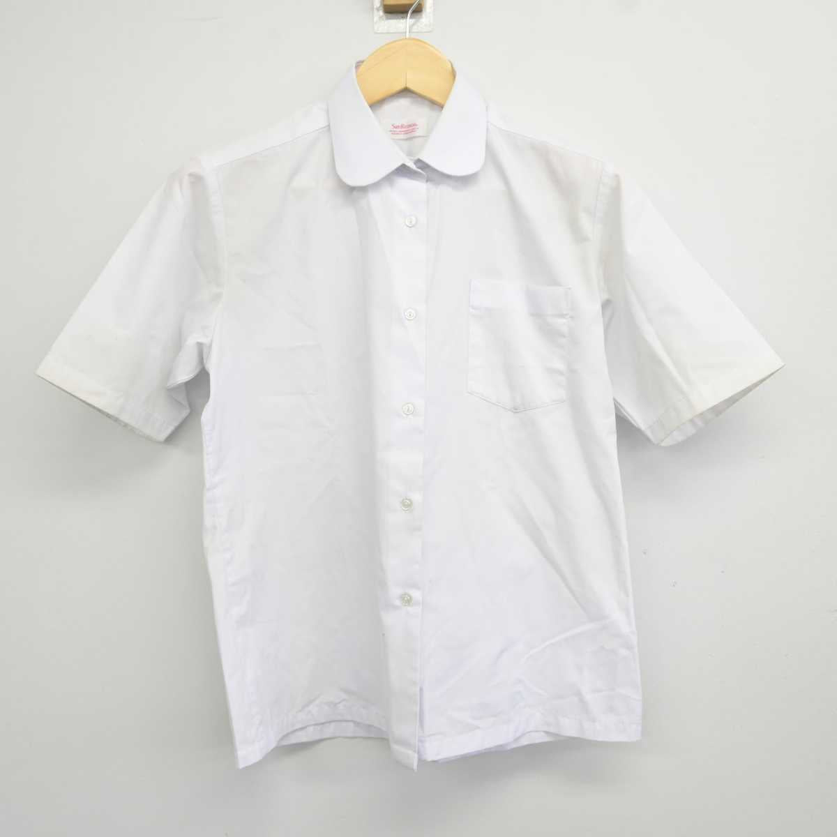 【中古】静岡県 観山中学校 女子制服 2点 (シャツ・スカート) sf043959