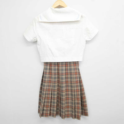 【中古】愛知県 名城大学附属高等学校 女子制服 2点 (セーラー服・スカート) sf043969