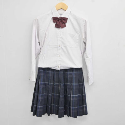 【中古】神奈川県 横浜創学館高等学校 女子制服 4点 (ブレザー・シャツ・スカート) sf043973