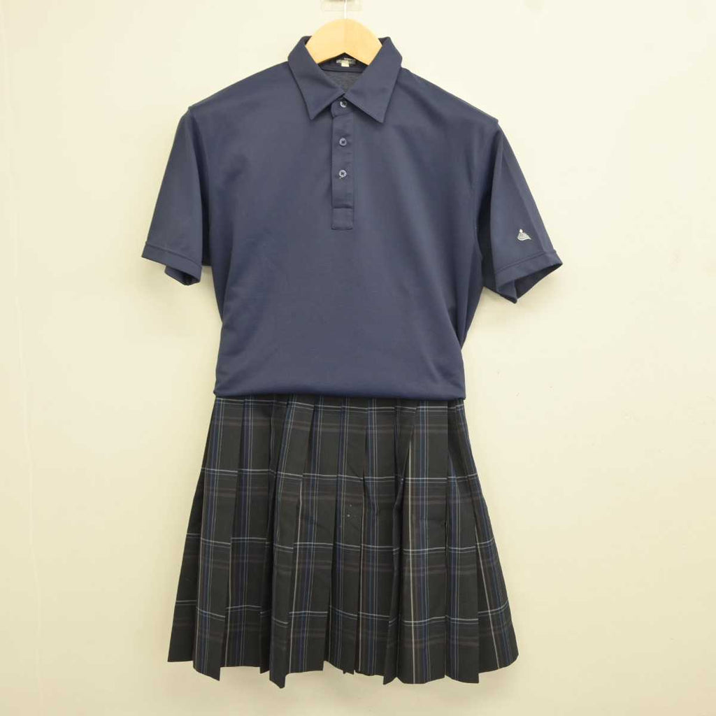 【中古】神奈川県 横浜創学館高等学校 女子制服 2点 (シャツ・スカート) sf043975