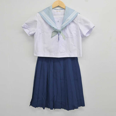 【中古】愛知県 愛知淑徳中学校高等学校 女子制服 3点 (セーラー服・スカート) sf043980