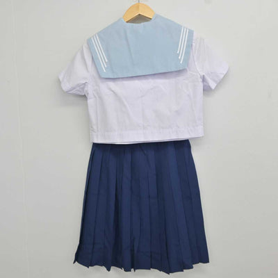 【中古】愛知県 愛知淑徳中学校高等学校 女子制服 3点 (セーラー服・スカート) sf043980