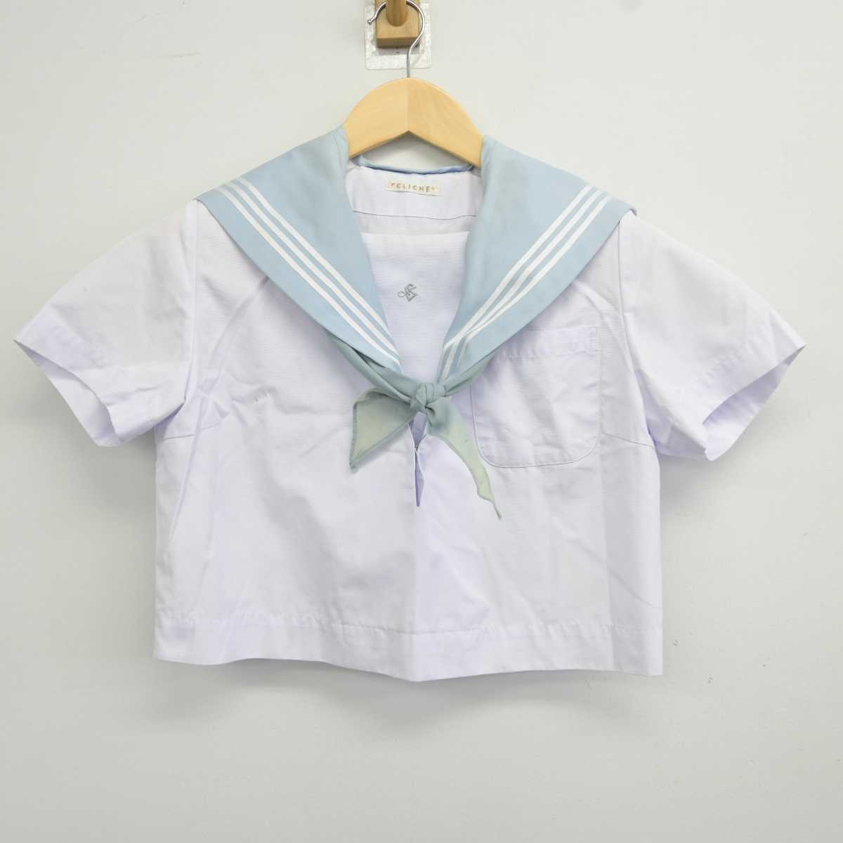 【中古】愛知県 愛知淑徳中学校高等学校 女子制服 3点 (セーラー服・スカート) sf043980