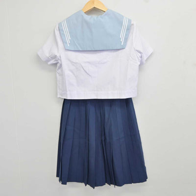 【中古】愛知県 愛知淑徳中学校高等学校 女子制服 3点 (セーラー服・スカート) sf043981