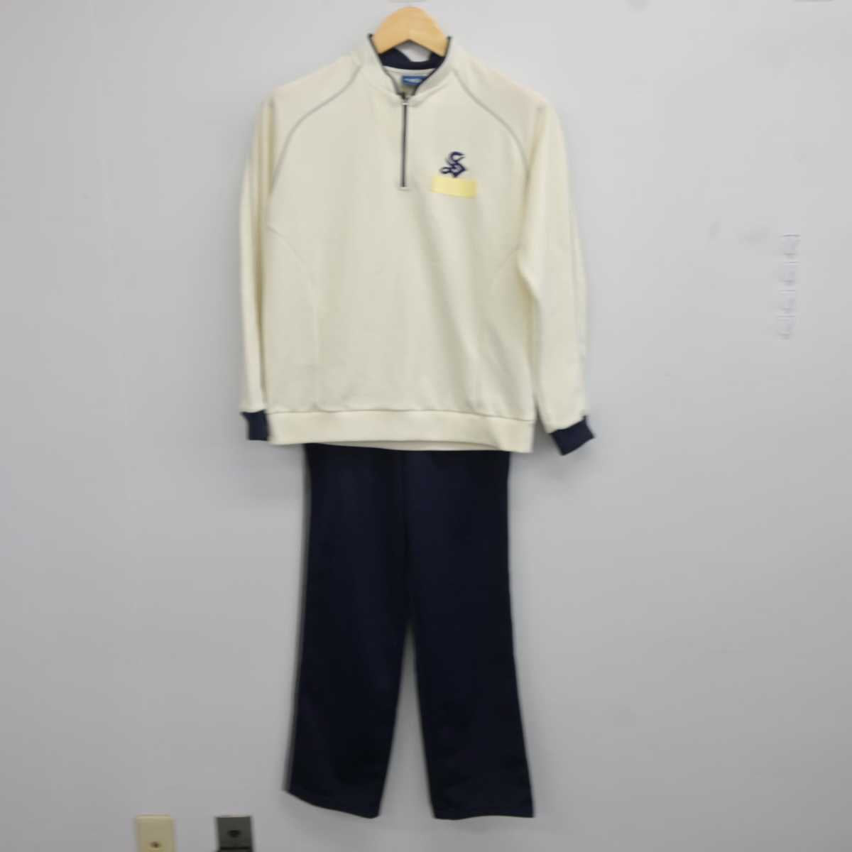 【中古】愛知県 愛知淑徳中学校高等学校 女子制服 2点 (ジャージ 上・ジャージ 下) sf043984