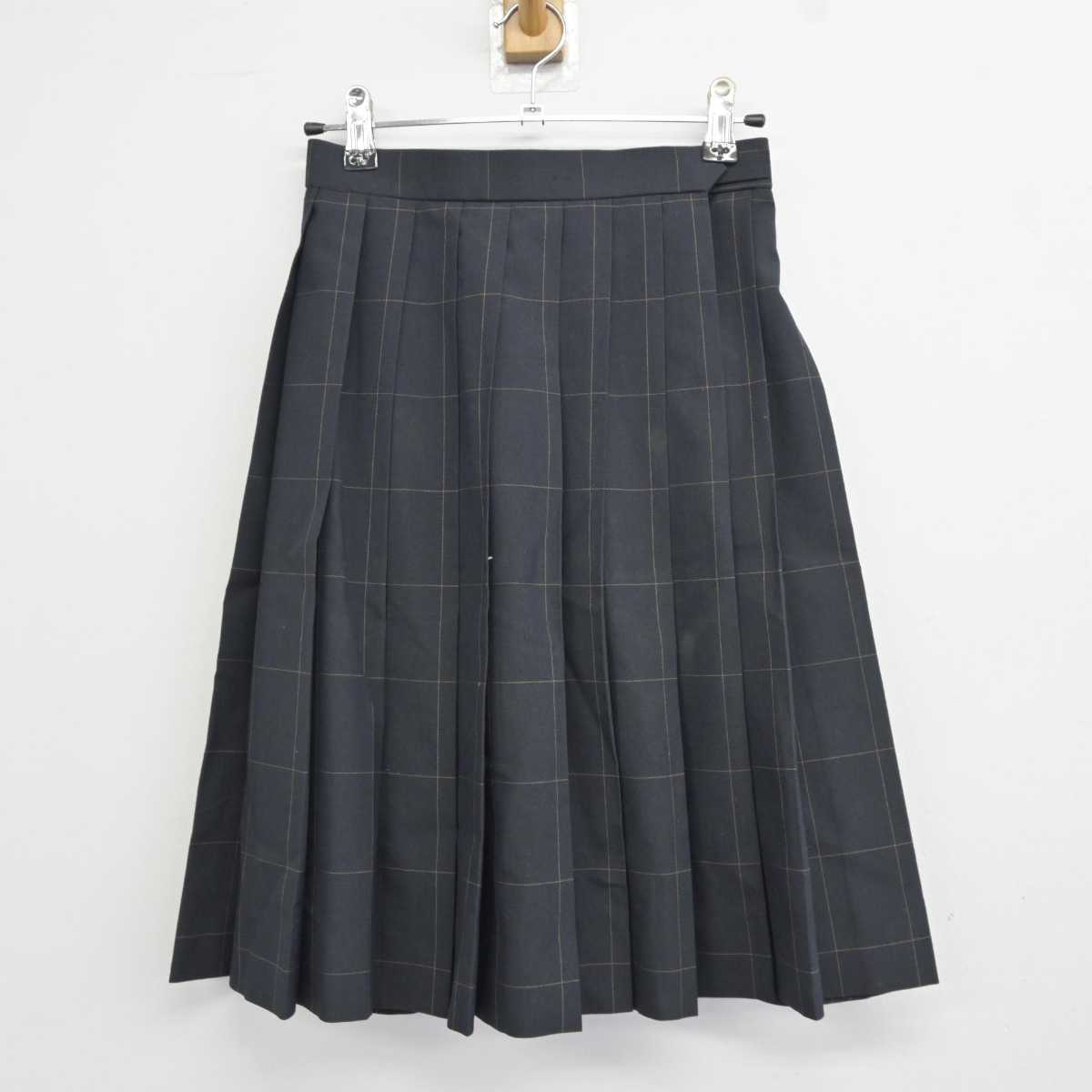 【中古】埼玉県 羽生実業高等学校 女子制服 2点 (ニット・スカート) sf043992