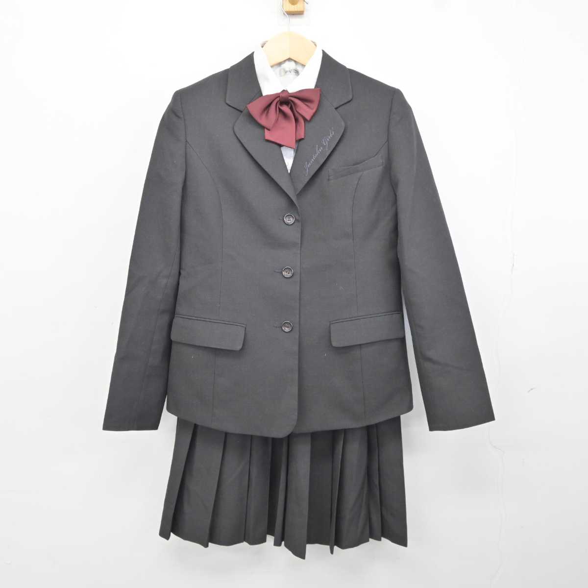 【中古】東京都 潤徳女子高等学校 女子制服 5点 (ブレザー・ニット・シャツ・スカート) sf044015