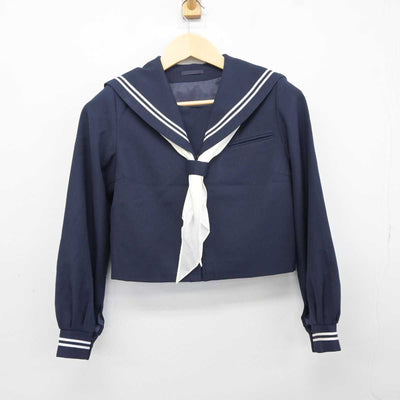 【中古】千葉県 亀山中学校 女子制服 3点 (セーラー服・スカート) sf044020