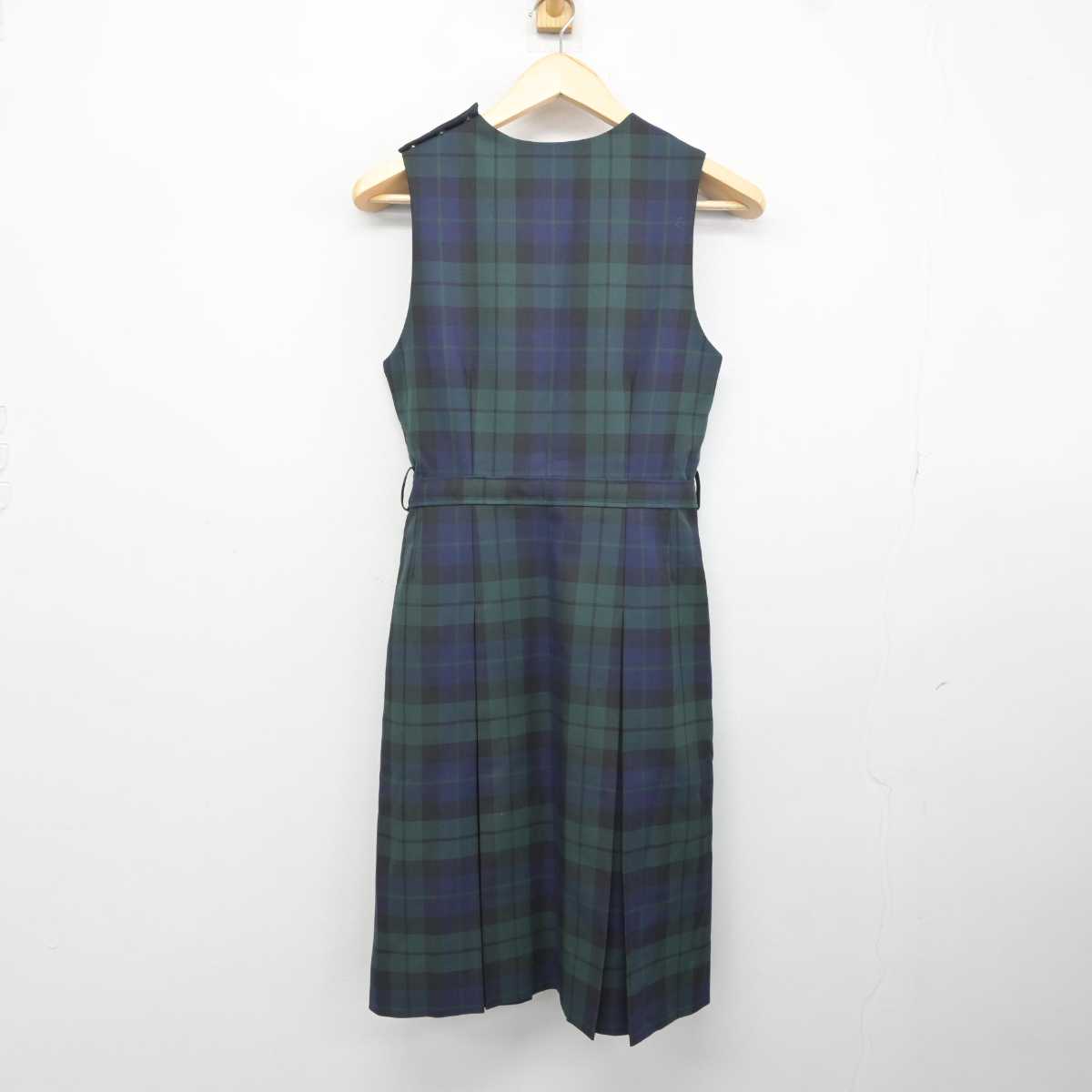 【中古】北海道 八条中学校 女子制服 3点 (ブレザー・ジャンパースカート) sf044025