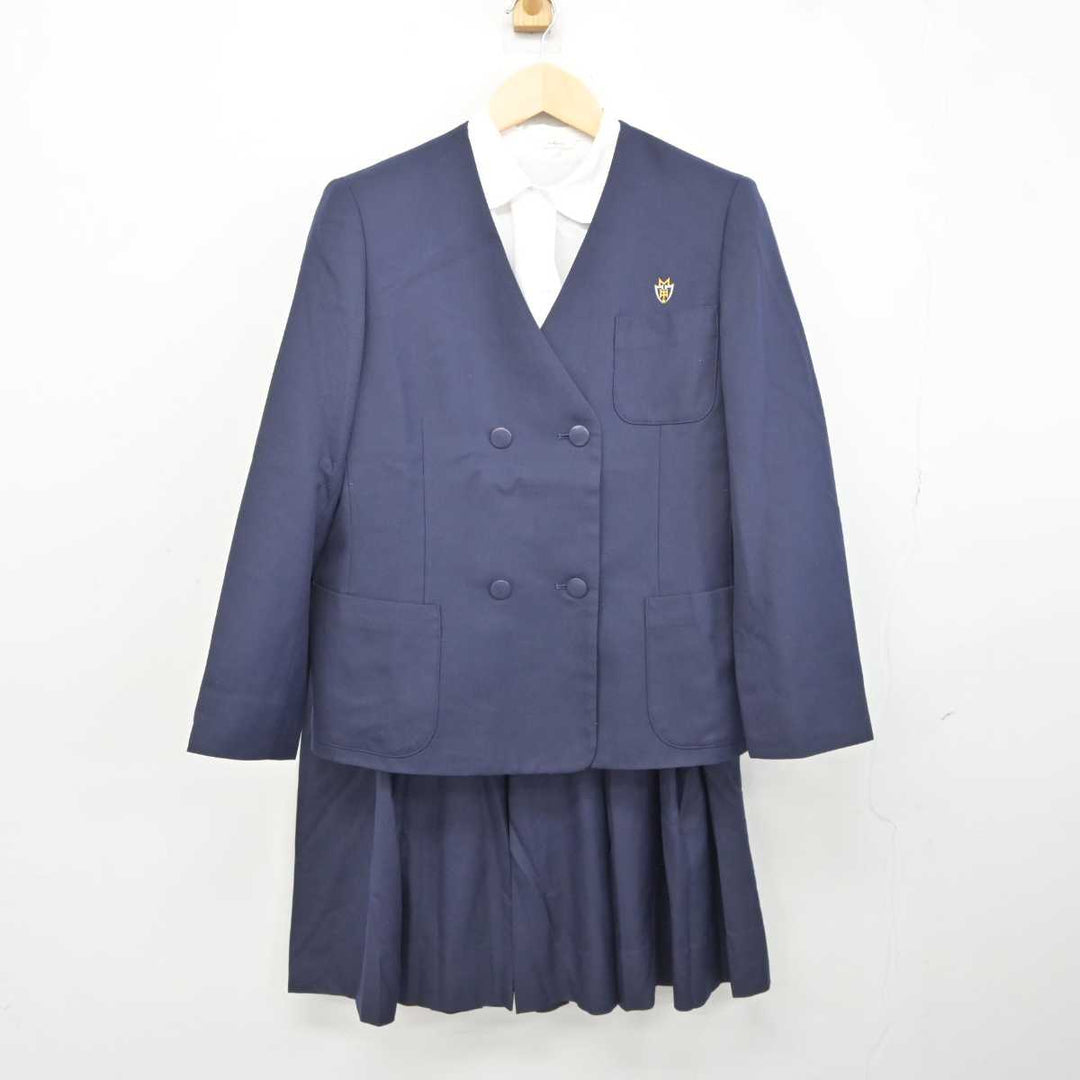 中古】群馬県 前橋市立第七中学校 女子制服 3点 (ブレザー・シャツ・スカート) sf044030 | 中古制服通販パレイド