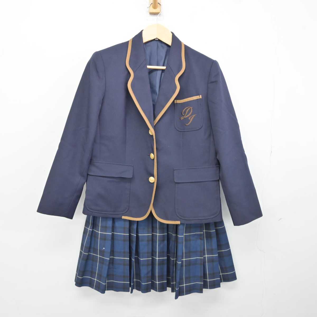 【中古】宮崎県 宮崎第一中学校 女子制服 3点 (ブレザー・スカート・スカート) sf044035