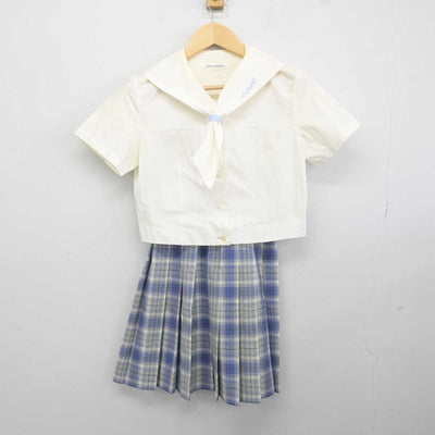 【中古】愛知県 名城大学附属高等学校 女子制服 2点 (セーラー服・スカート) sf044041