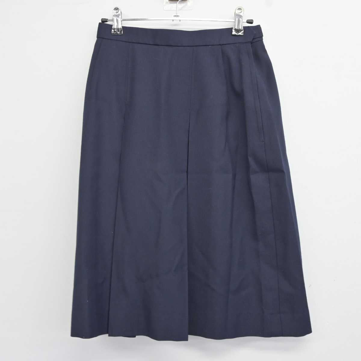 【中古】埼玉県 川越女子高等学校 女子制服 2点 (ベスト・スカート) sf044096