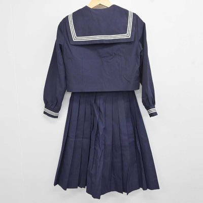 【中古】東京都 上一色中学校 女子制服 3点 (セーラー服・スカート) sf044100