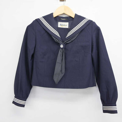 【中古】東京都 上一色中学校 女子制服 3点 (セーラー服・スカート) sf044100