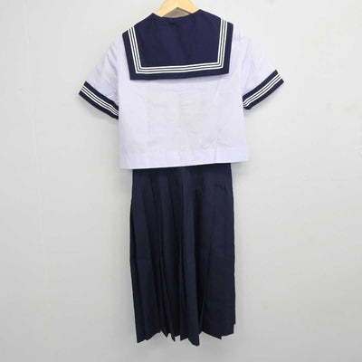 【中古】東京都 上一色中学校 女子制服 3点 (セーラー服・スカート) sf044101