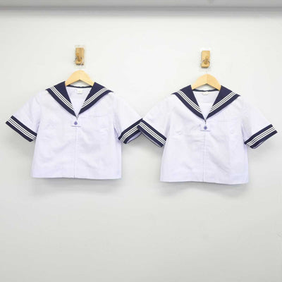 【中古】東京都 上一色中学校 女子制服 3点 (セーラー服・スカート) sf044101