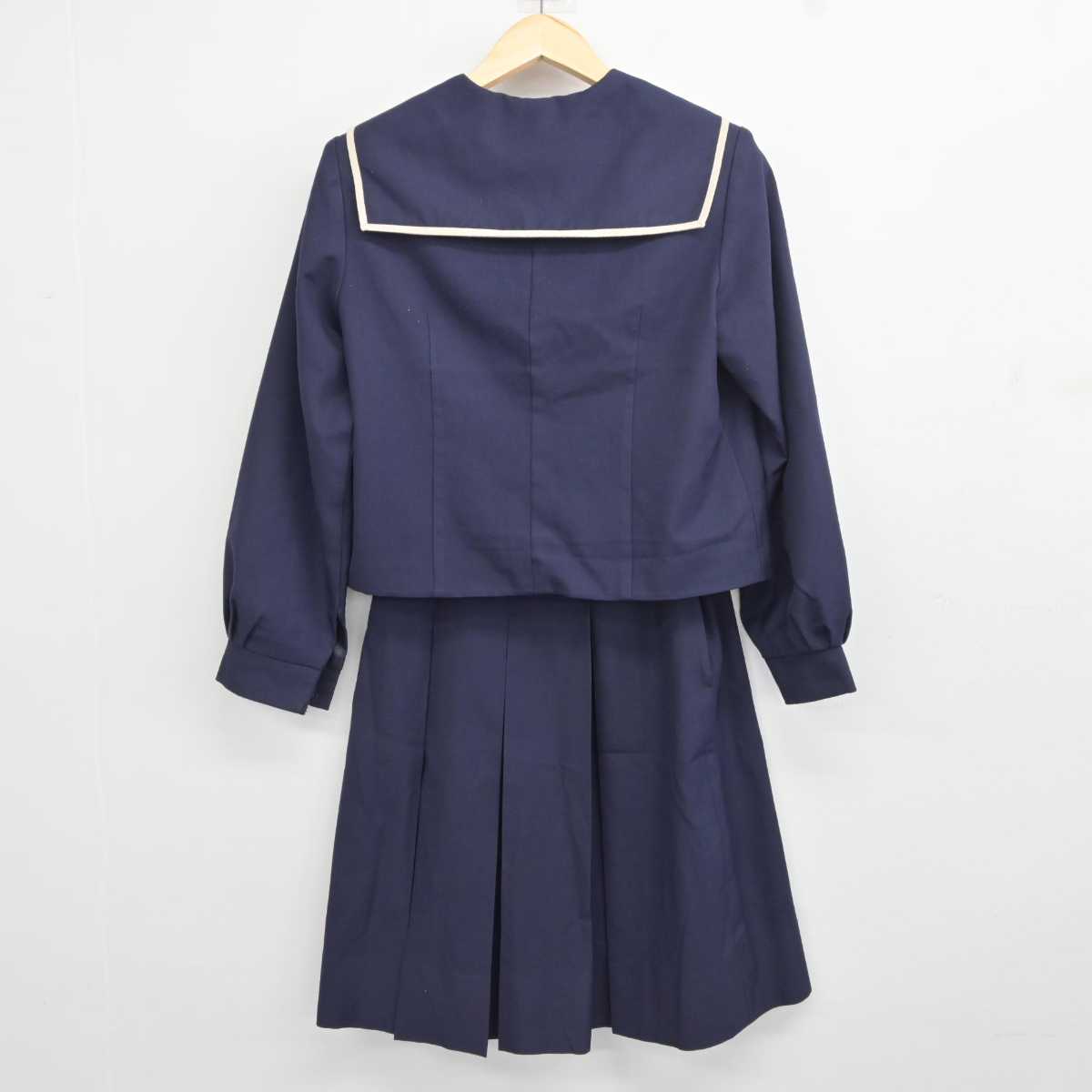 【中古】和歌山県 高野口中学校 女子制服 3点 (セーラー服・スカート) sf044107