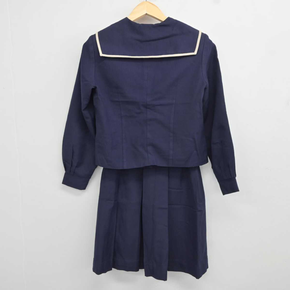 【中古】和歌山県 高野口中学校 女子制服 3点 (セーラー服・スカート) sf044108