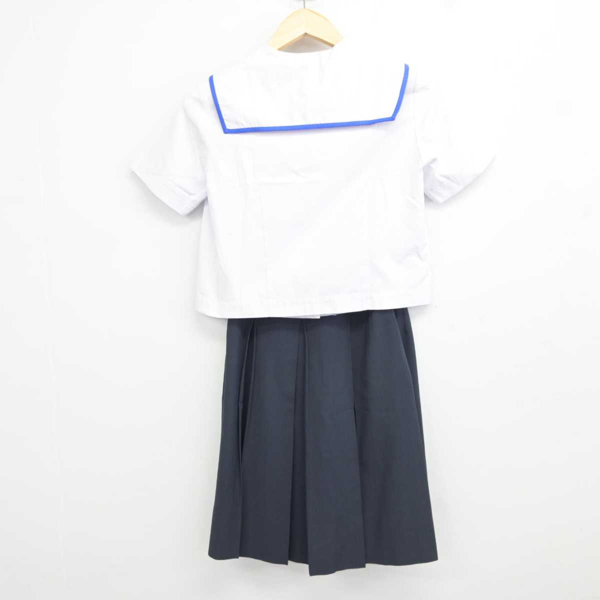 【中古】和歌山県 高野口中学校 女子制服 4点 (セーラー服・スカート) sf044109