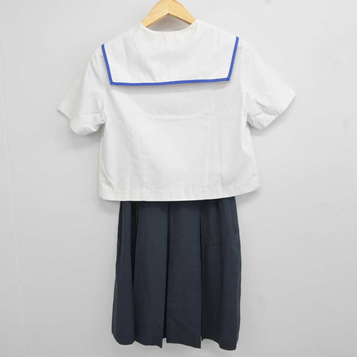 【中古】和歌山県 高野口中学校 女子制服 3点 (セーラー服・セーラー服・スカート) sf044110