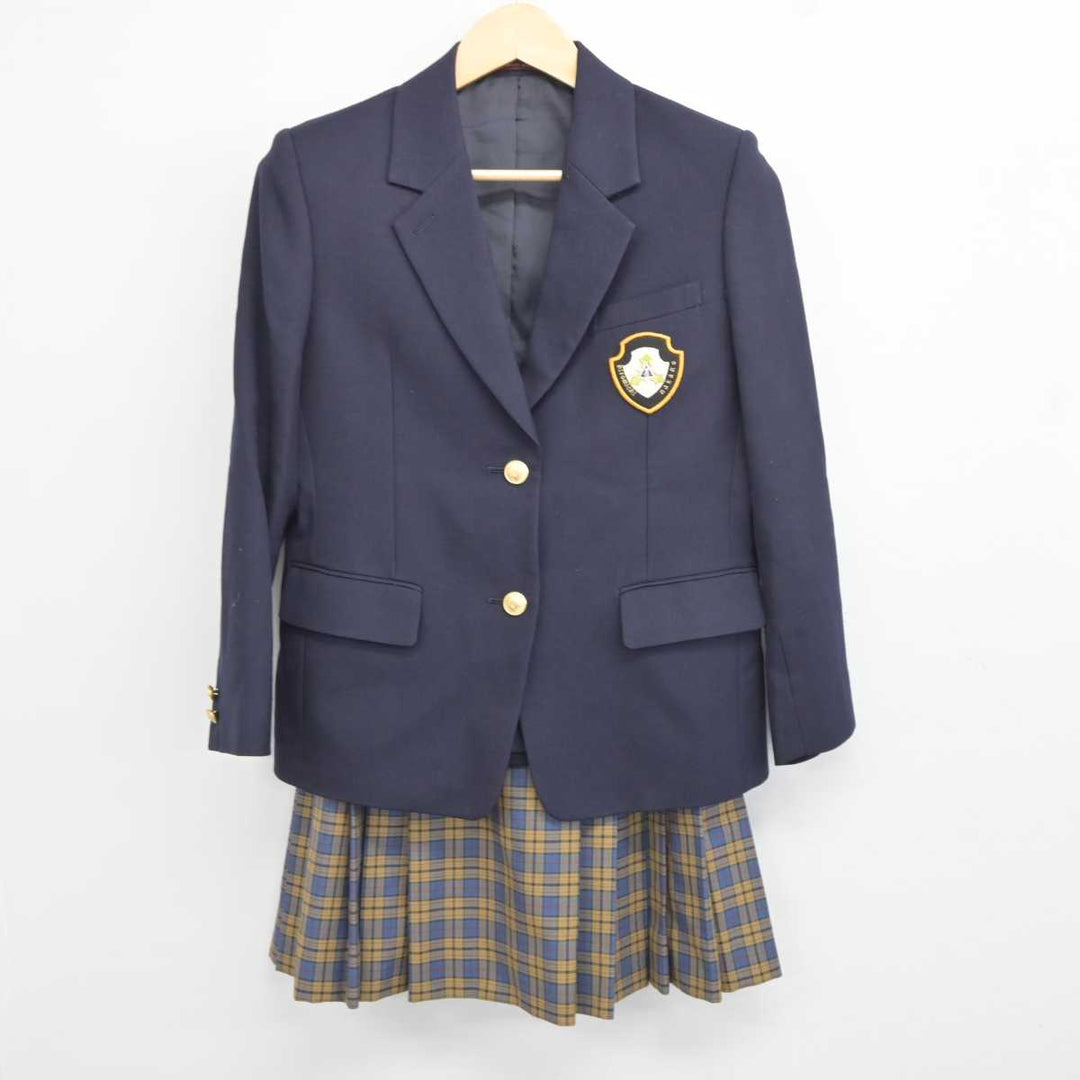 【中古】栃木県 今市高等学校 女子制服 2点 (ブレザー・スカート) sf044113