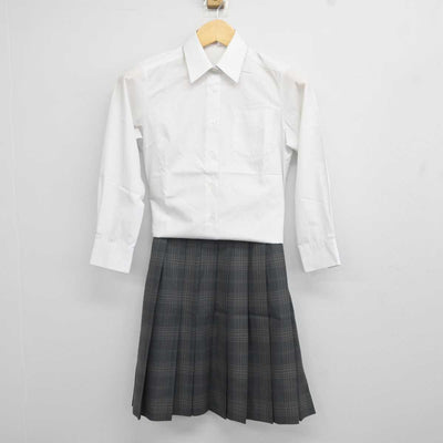 【中古】神奈川県 錦台中学校 女子制服 3点 (ブレザー・シャツ・スカート) sf044121