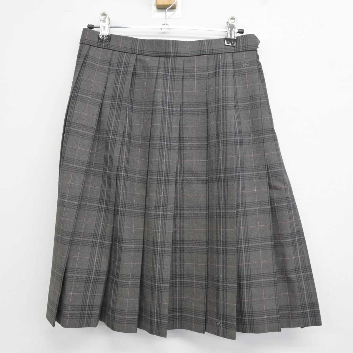 【中古】千葉県 小金高等学校 女子制服 3点 (ブレザー・スカート) sf044128