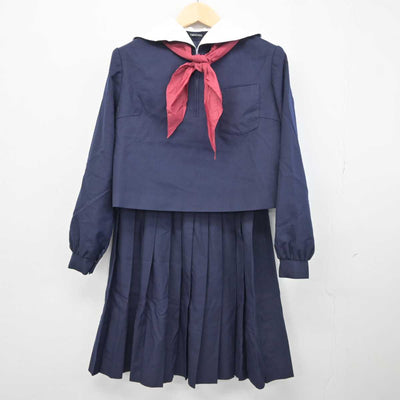 【中古】大分県 大分商業高等学校 女子制服 3点 (セーラー服・スカート) sf044150