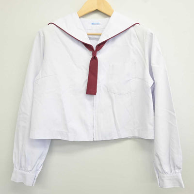 【中古】大分県 大分商業高等学校 女子制服 3点 (セーラー服・スカート) sf044153