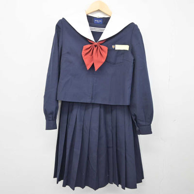 【中古】大分県 大東中学校 女子制服 3点 (セーラー服・スカート) sf044155