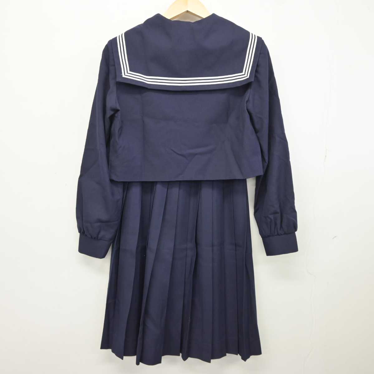 【中古】佐賀県 鳥栖高等学校 女子制服 3点 (セーラー服・スカート) sf044157