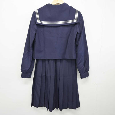 【中古】佐賀県 鳥栖高等学校 女子制服 3点 (セーラー服・スカート) sf044158