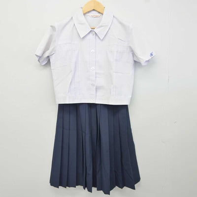 【中古】佐賀県 鳥栖高等学校 女子制服 2点 (シャツ・スカート) sf044159