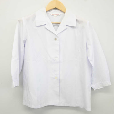 【中古】佐賀県 鳥栖高等学校 女子制服 2点 (ベスト・シャツ) sf044160