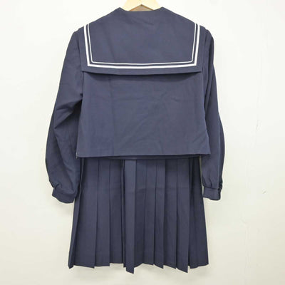 【中古】山形県 山形市立第十中学校 女子制服 3点 (セーラー服・スカート) sf044173