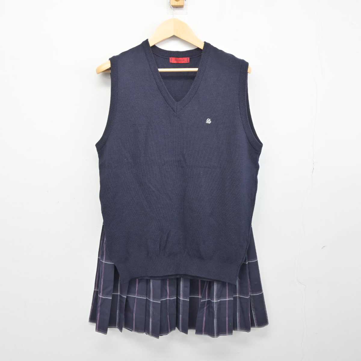 中古】神奈川県 清心女子高等学校 女子制服 4点 (ブレザー・ニットベスト・スカート) sf044194 | 中古制服通販パレイド