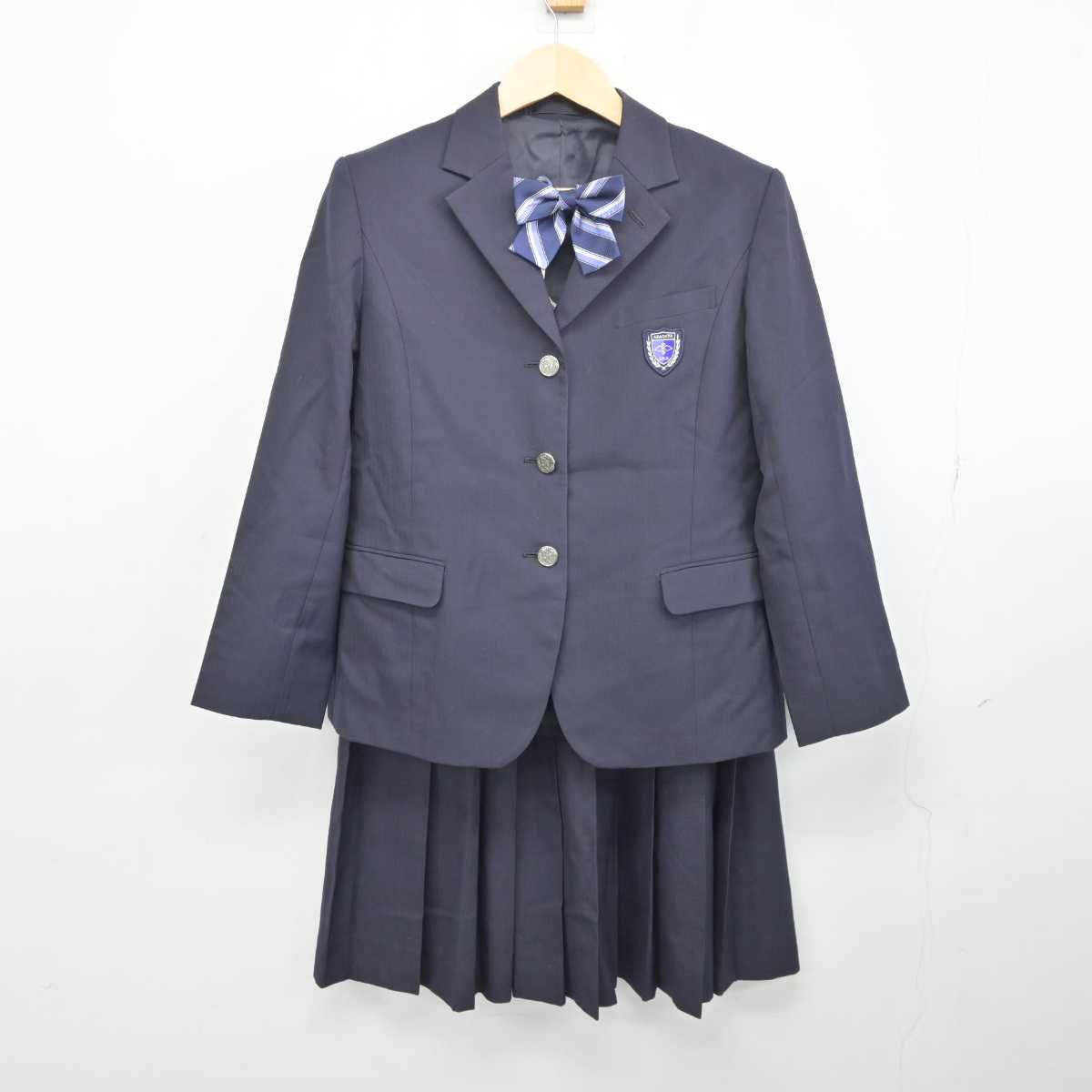 【中古】東京都 杉並区立阿佐ヶ谷中学校 女子制服 3点 (ブレザー・スカート) sf044200