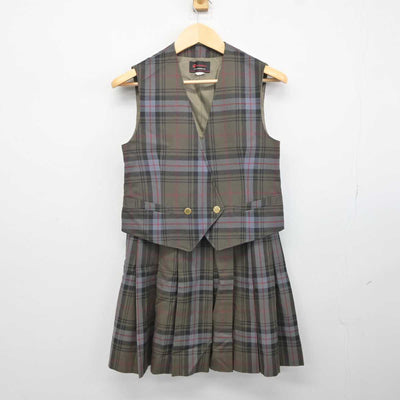 【中古】千葉県 千城台高等学校 女子制服 3点 (ブレザー・ベスト・スカート) sf044208