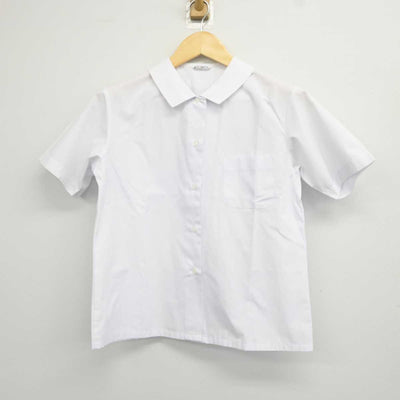 【中古】秋田県 豊岩中学校 女子制服 2点 (シャツ・スカート) sf044210