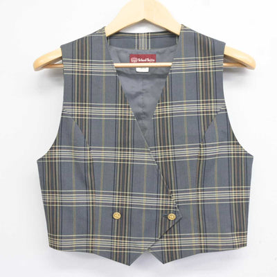 【中古】宮城県 玉川中学校 女子制服 2点 (ベスト・スカート) sf044213