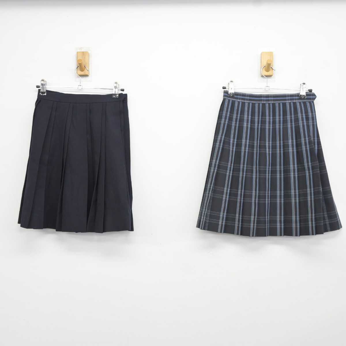 【中古】神奈川県 旭高等学校 女子制服 5点 (ブレザー・スカート) sf044218