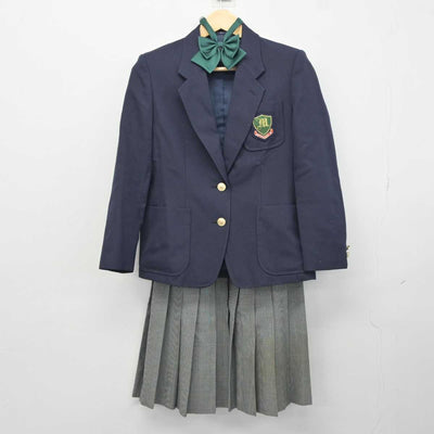 【中古】大阪府 松原第三中学校 女子制服 4点 (ブレザー・スカート) sf044222