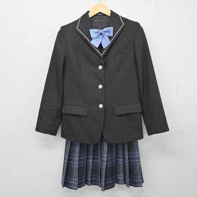 【中古】京都府 京都成章高等学校 女子制服 4点 (ブレザー・スカート・スカート) sf044223