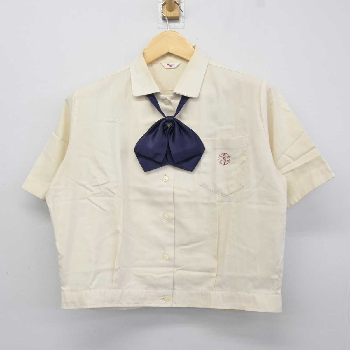 【中古】神奈川県 大西学園高等学校 女子制服 4点 (シャツ・スカート) sf044229