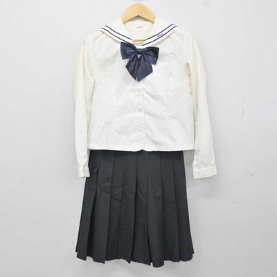 【中古】福岡県 飯塚高等学校 女子制服 4点 (ブレザー・セーラー服・スカート) sf044239