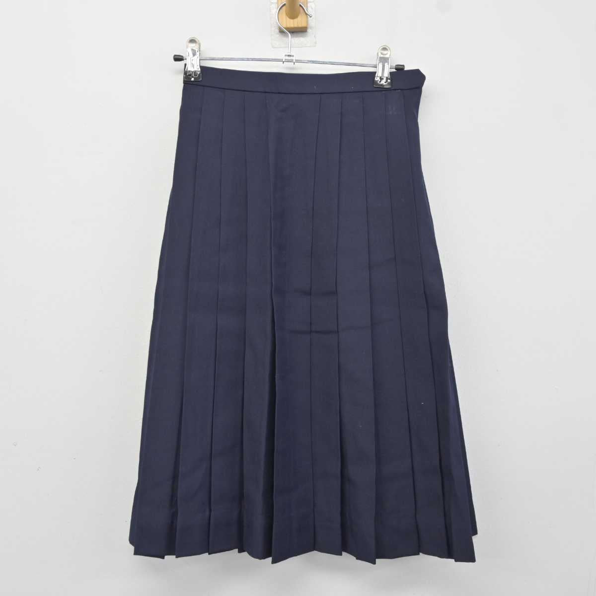 【中古】北海道 北星学園女子中学高等学校 女子制服 4点 (セーラー服・スカート) sf044241